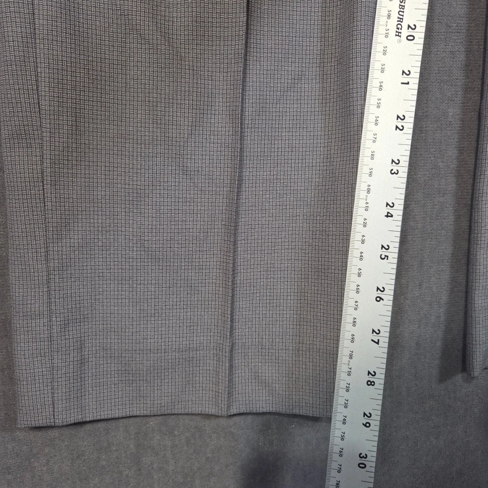 Banana Republic Dress Pants Mens 38x30 Gray Standard Fit Micro Pattern